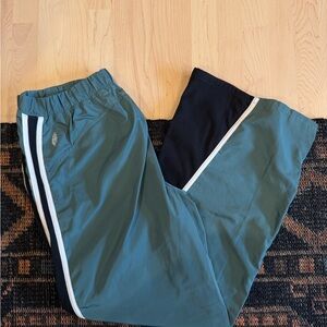 FP Movement by Free People Two-Tone Track Pants - Teal and Black